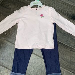 NEW (Little me )two piece outfit 18 months